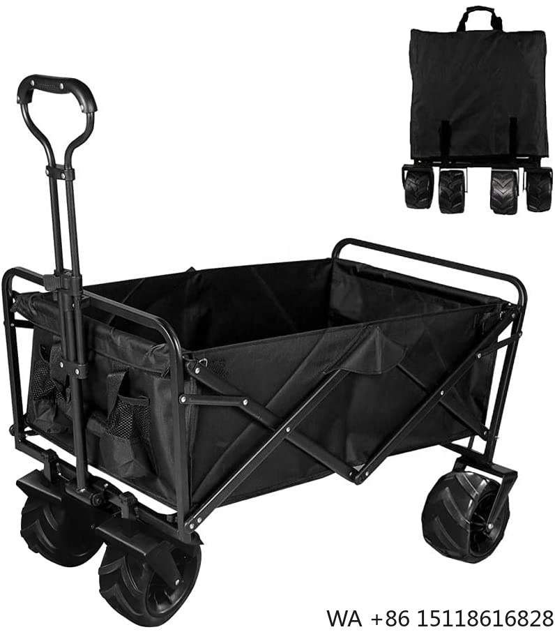 Outdoor Camping Set - Gerobak Lipat Portabel Tugas Berat Roda