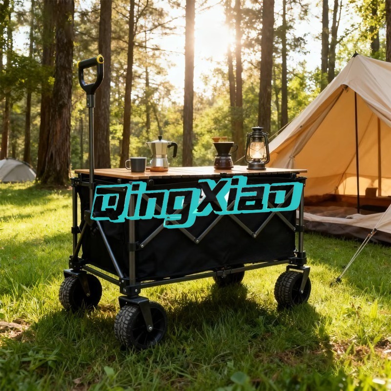 Outdoor Camping Trolley - Gerobak Lipat Listrik untuk Berkemah, Piknik,