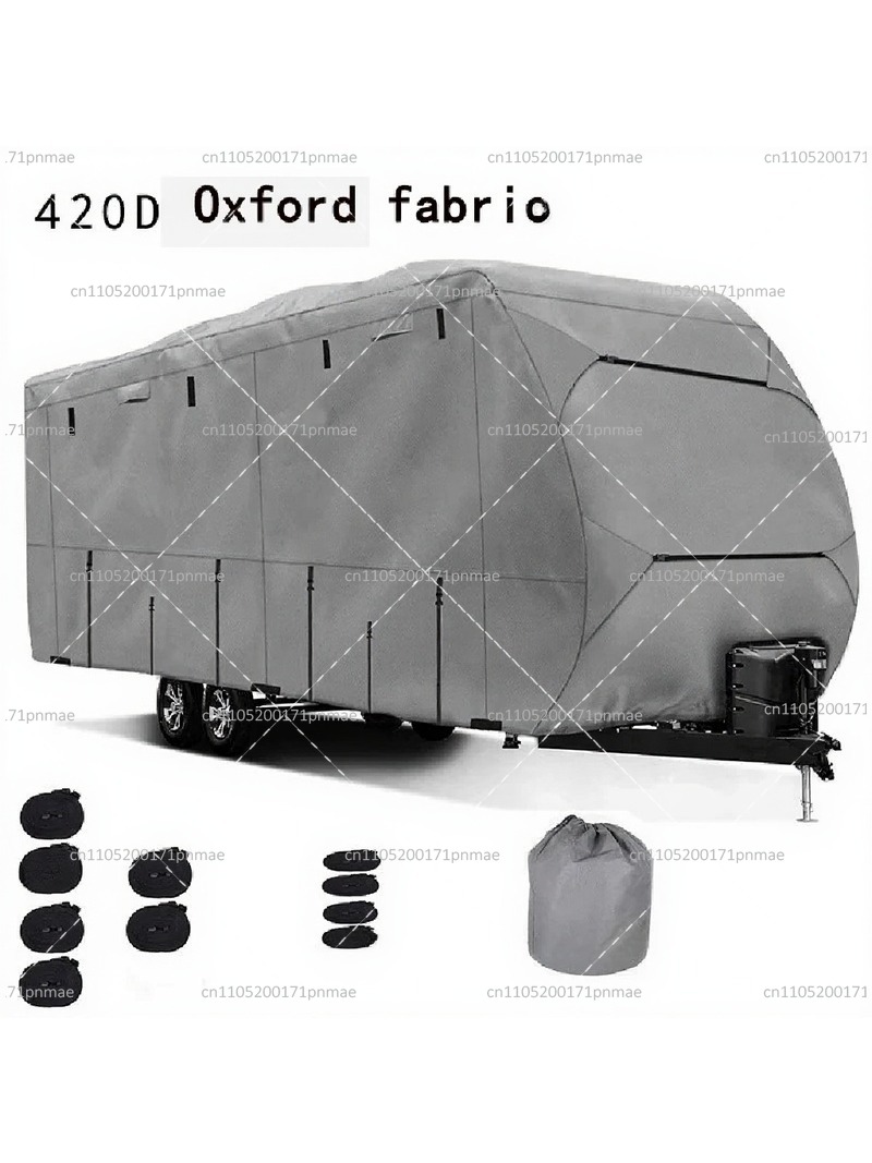 Outdoor Camping Wallpaper - Penutup RV Kain Oxford Tahan Air