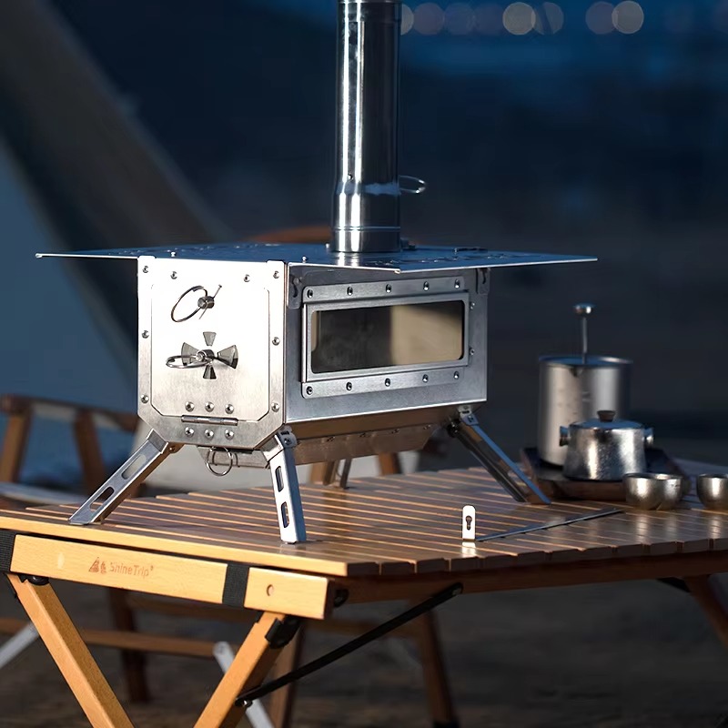 Outdoor Camping Wood Burning Stove - Kompor Kayu Bakar Portabel untuk Kemah
