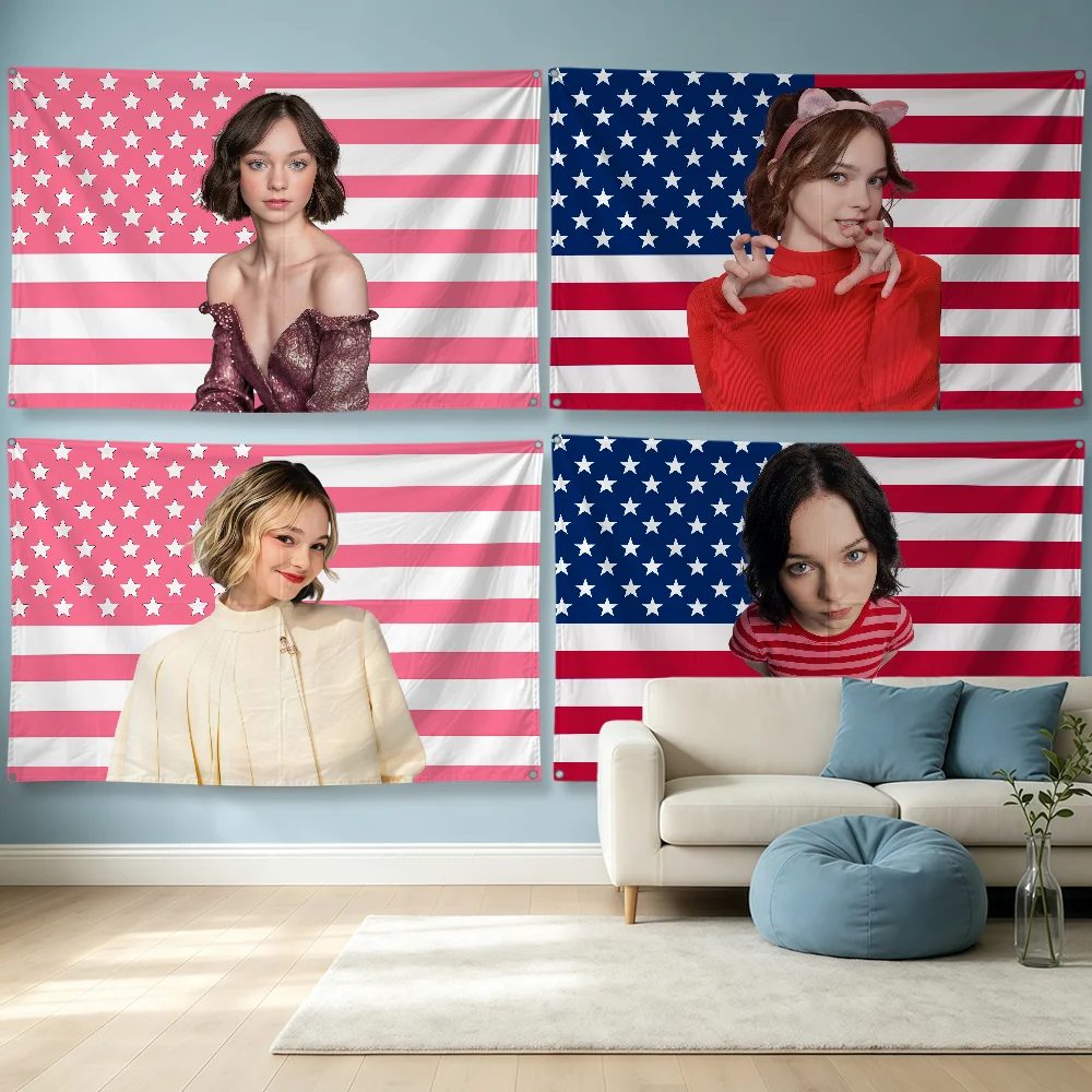 Outdoor Camping Wallpaper - Bendera Poliester E-Emma Myers untuk Pesta,
