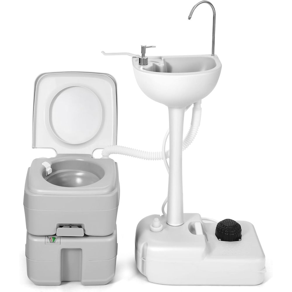 Portable Camp Toilet - Wastafel Portabel 17L untuk Mencuci Tangan