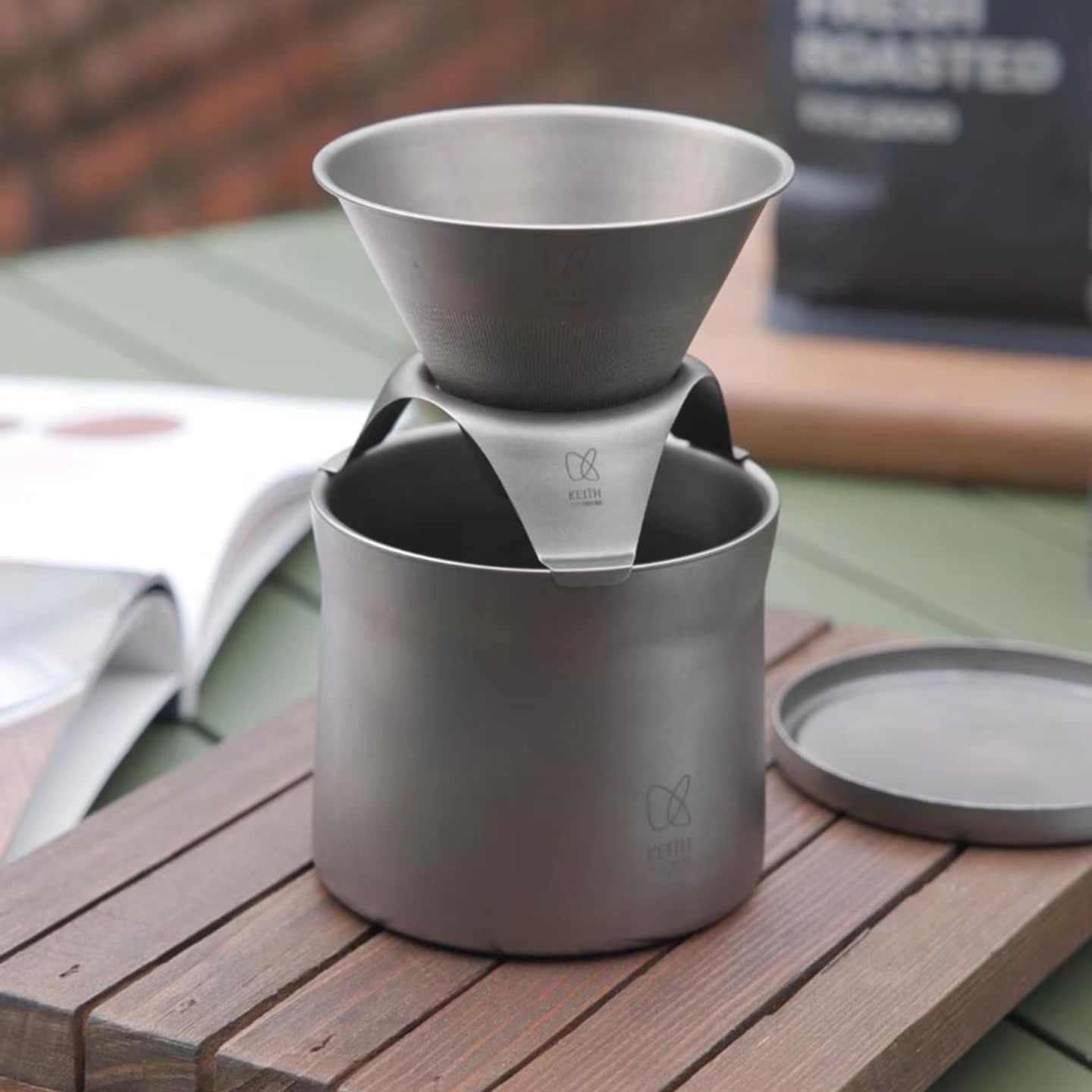 Outdoor Camping Wallpaper - KEITH Set Kopi Hand Drip Titanium
