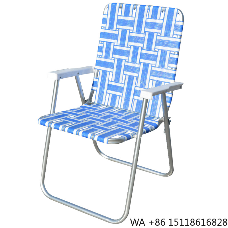Outdoor Camping Set - Kursi Lipat Taman Berbahan Webbed untuk