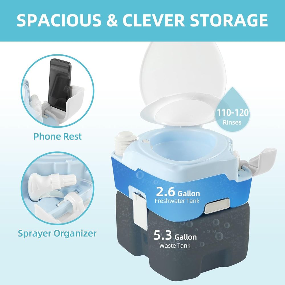 YITAMOTOR Toilet Portabel 5.28 - Portable Camp Toilet ulasan dan harga