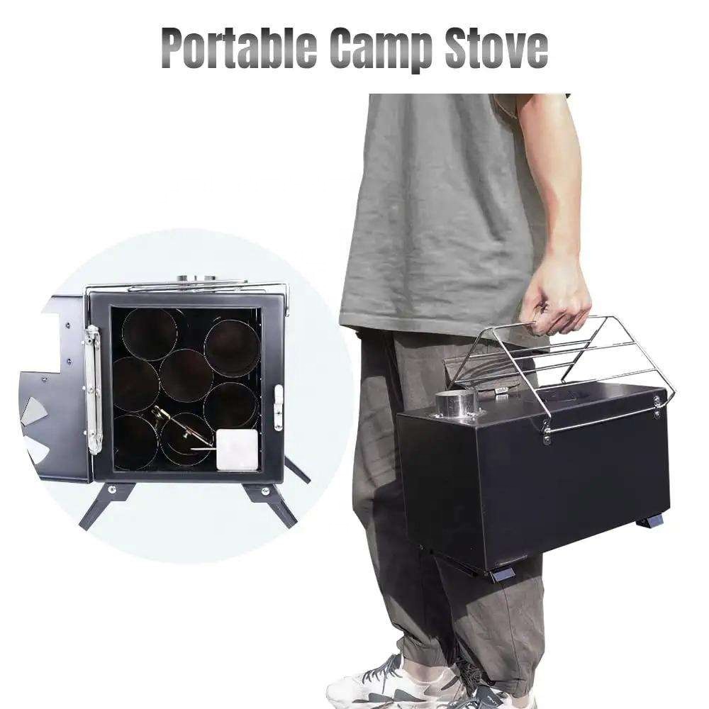 Kompor Camping Portabel Outdoo - Outdoor Camping Wood Burning Stove ulasan dan harga