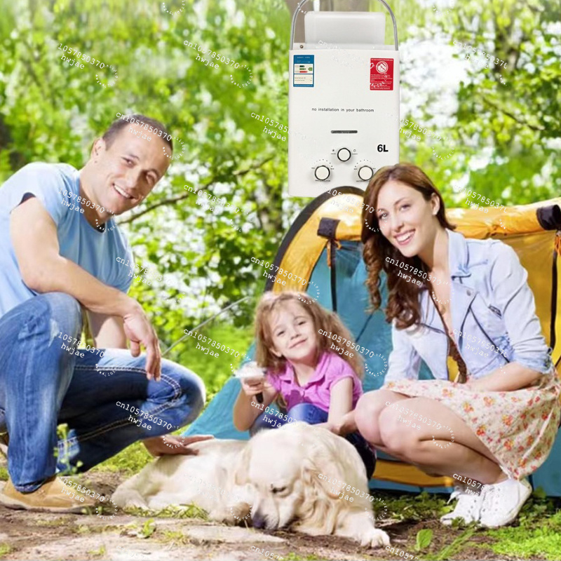 Pemanas Air Tanpa Tangki Baru  - Outdoor Camping Hot Water Heater ulasan dan harga