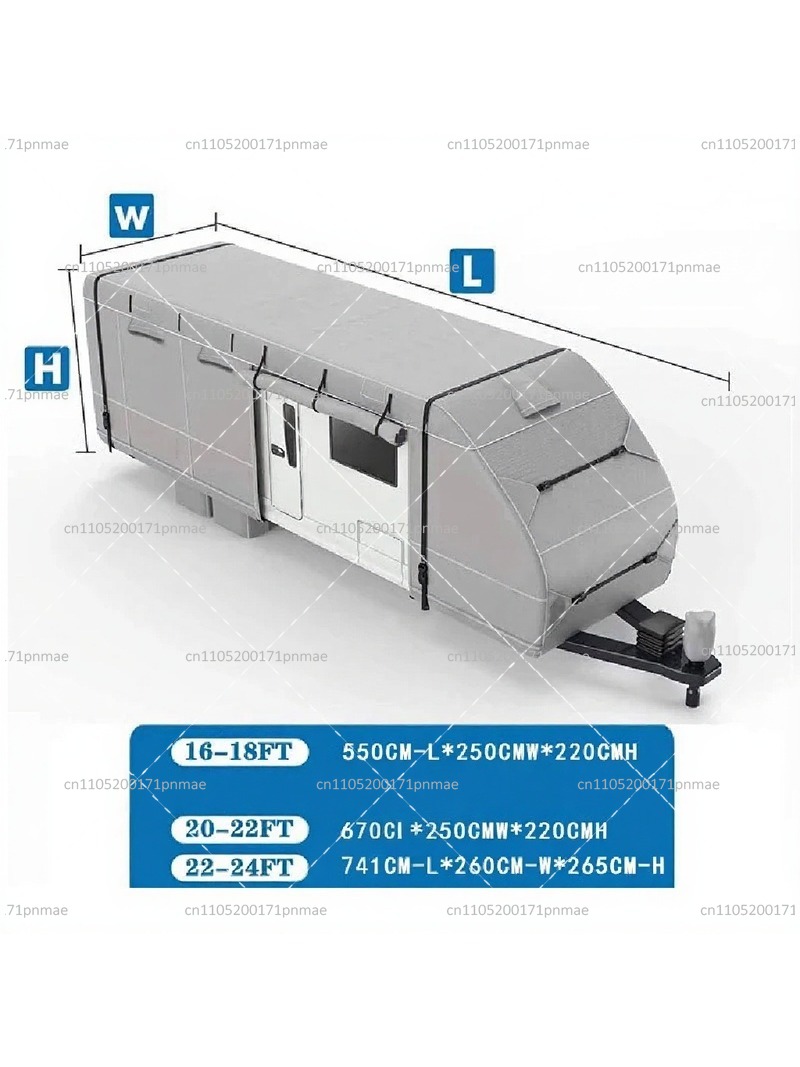 Penutup RV Kain Oxford Tahan A - Outdoor Camping Wallpaper ulasan dan harga