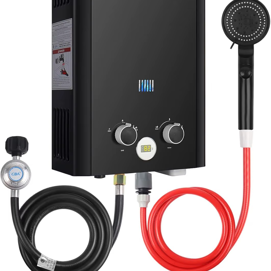 Pemanas Air Tanpa Tangki Propa - Outdoor Camping Hot Water Heater ulasan dan harga