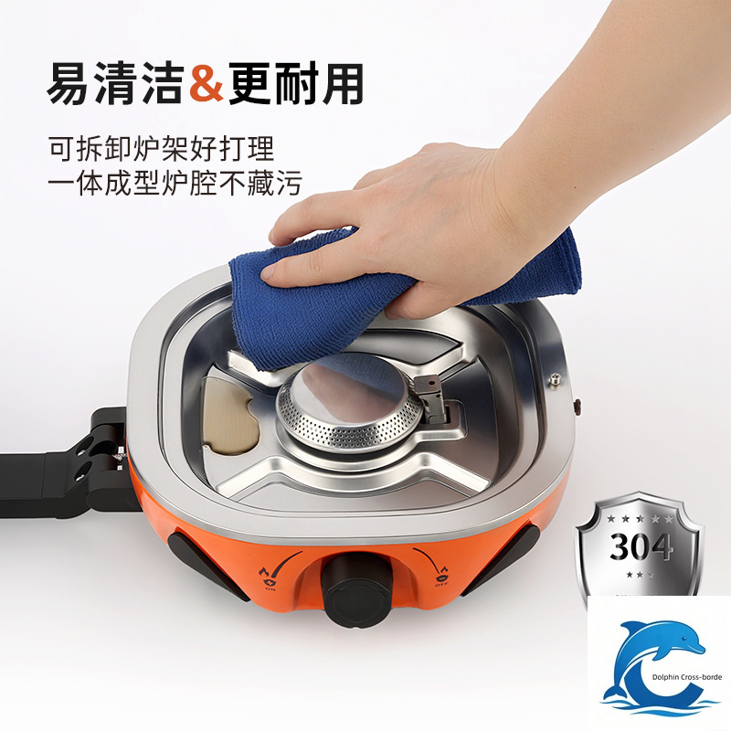 Kompor Kaset Dua Tungku Baru 2 - Outdoor Camping Gas Stove ulasan dan harga