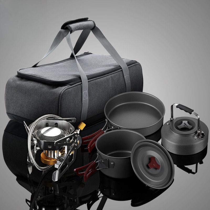 Set Peralatan Masak Kompor Gas - Outdoor Camping Gas Stove ulasan dan harga