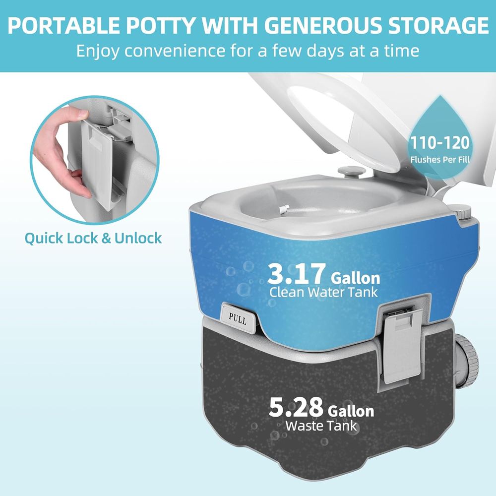Toilet Portabel YITAMOTOR untu - Portable Camp Toilet ulasan dan harga