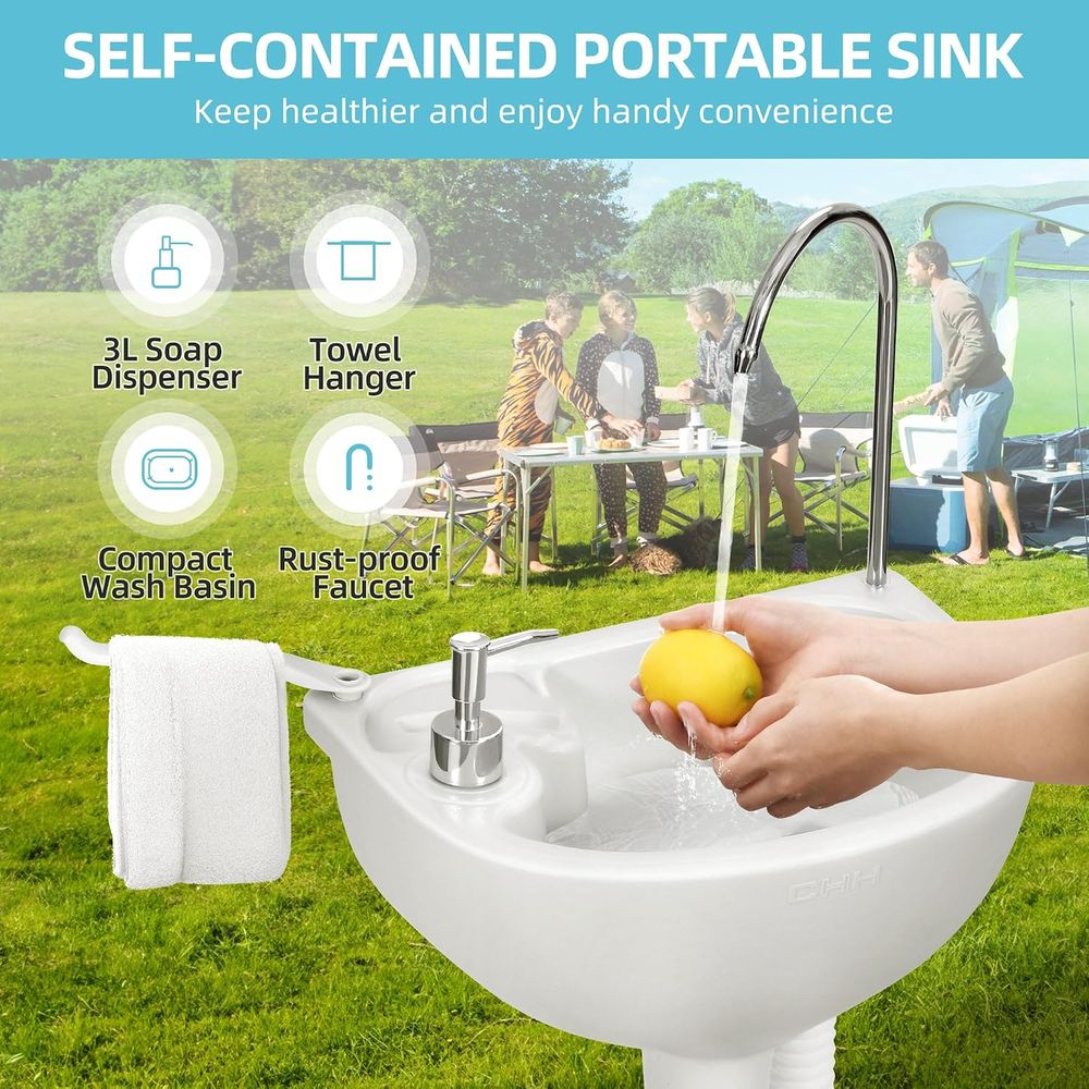 Wastafel Portabel 17L untuk Me - Portable Camp Toilet ulasan dan harga