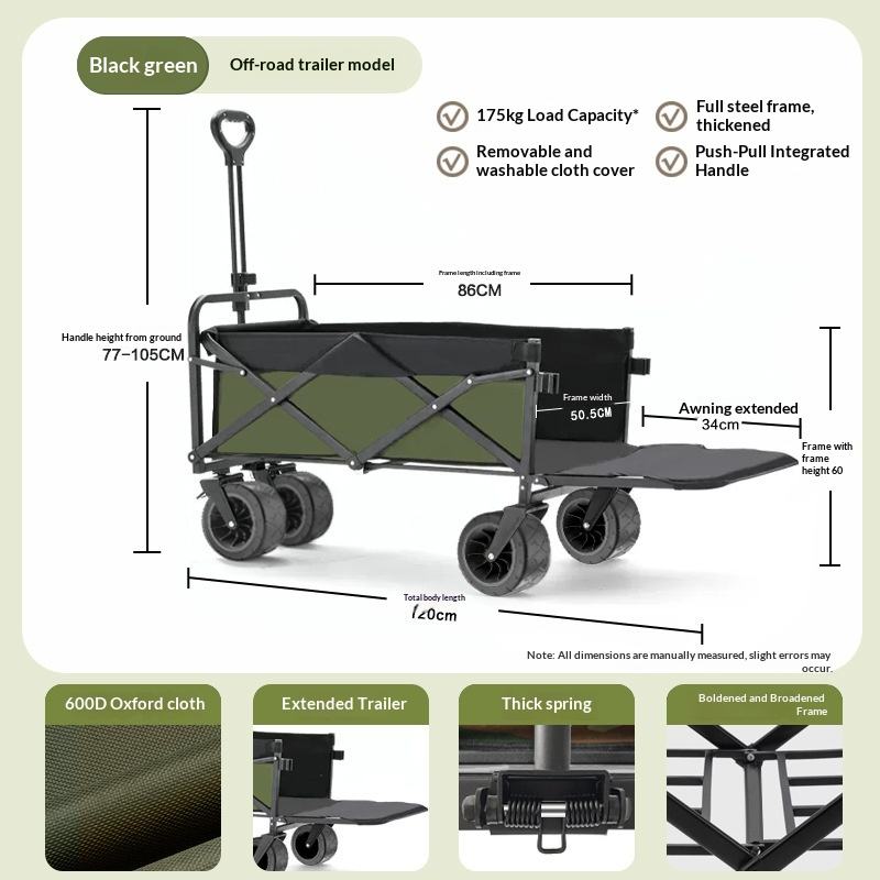 Gerobak Utilitas Camping Roda  - Outdoor Camping Trolley ulasan dan harga