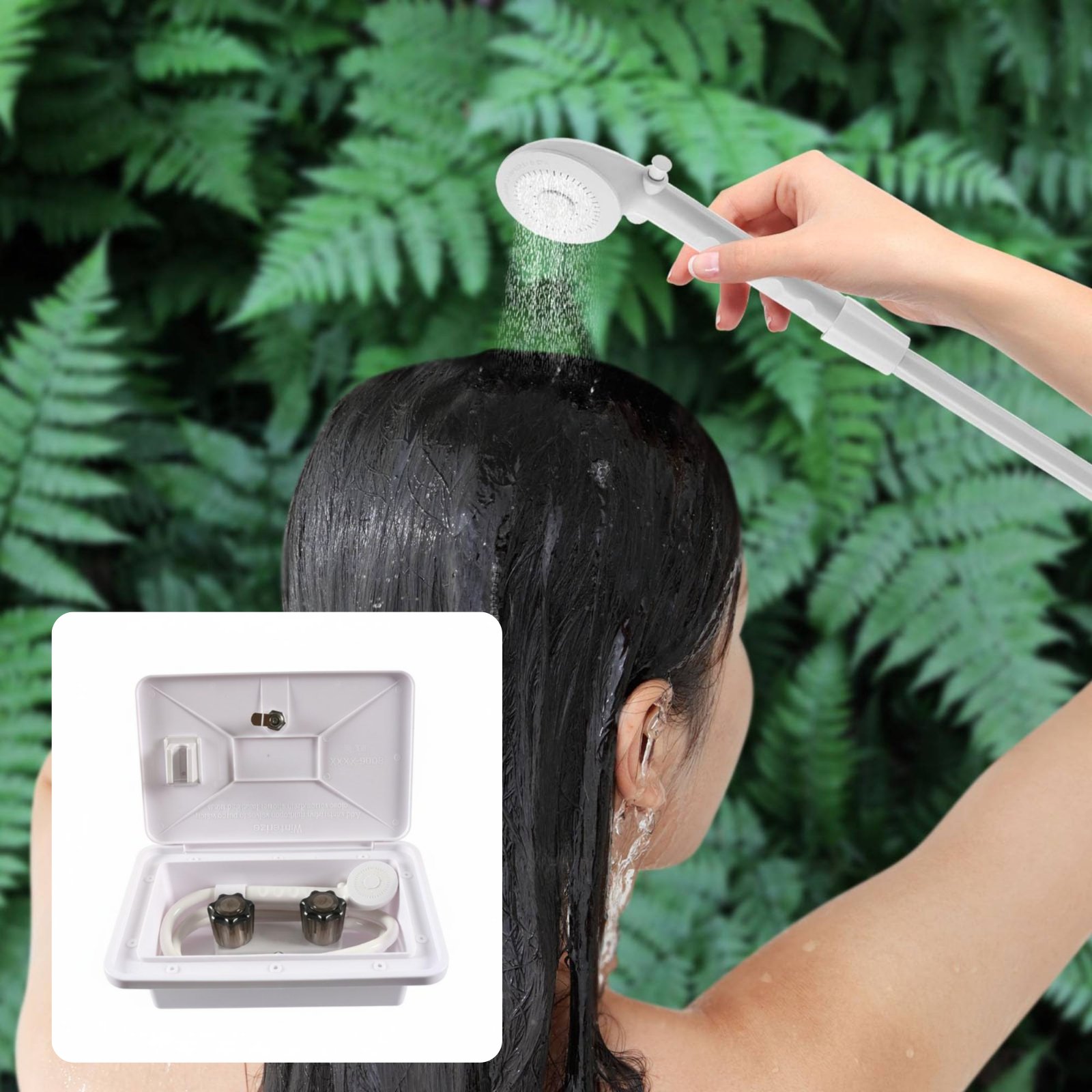 Kotak Shower Eksterior RV Komp - Outdoor Camping Set ulasan dan harga