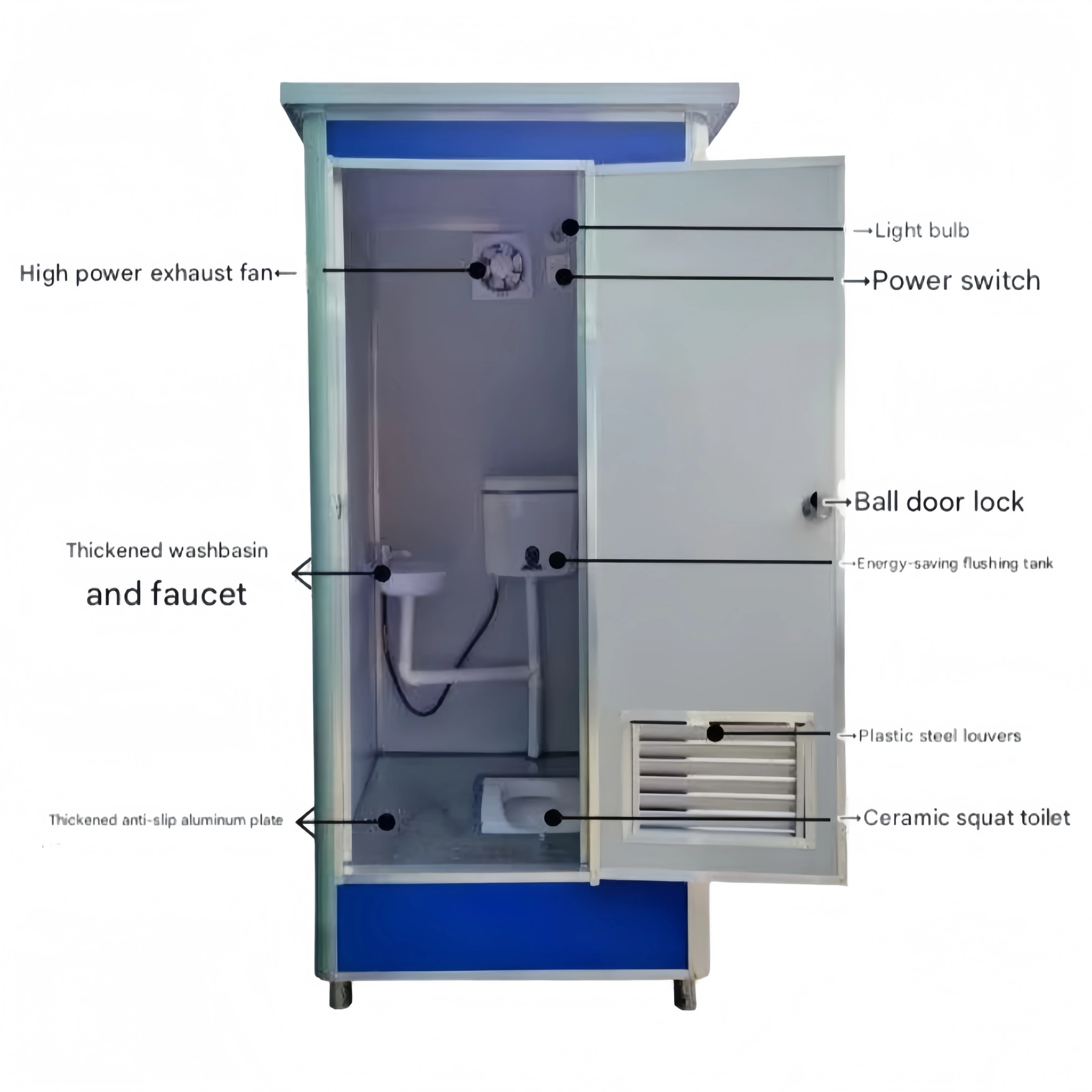 Toilet dan Kamar Mandi Portabe - Portable Camp Toilet ulasan dan harga