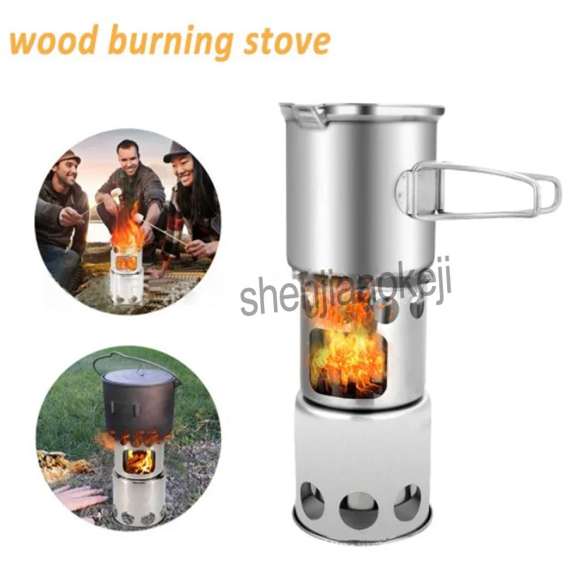 Kompor Panggangan Camping Mult - Outdoor Camping Wood Burning Stove ulasan dan harga