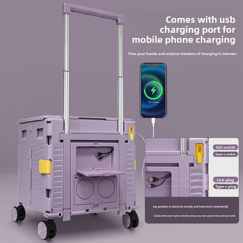 Troli lipat serbaguna untuk be - Outdoor Camping Trolley ulasan dan harga