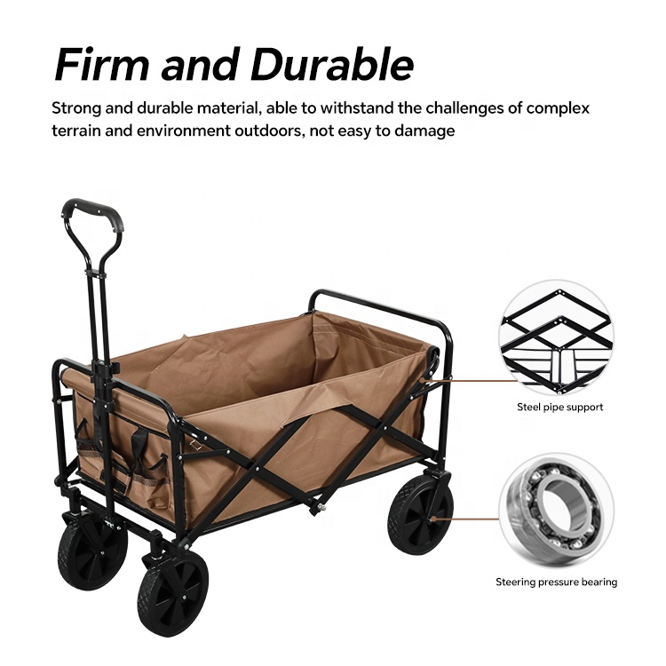 Troli Lipat HOMFUL untuk Meman - Outdoor Camping Trolley ulasan dan harga