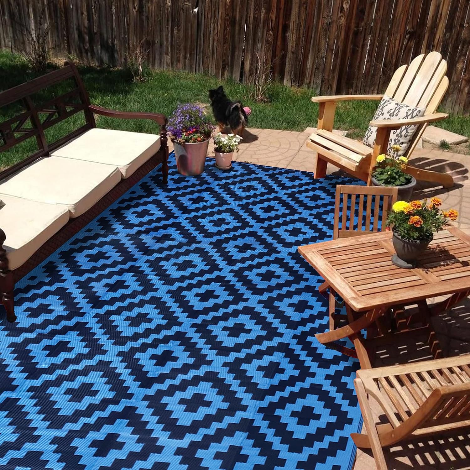 Karpet Luar Ruangan Tahan Air  - Outdoor Camping Rugs 9X18 ulasan dan harga