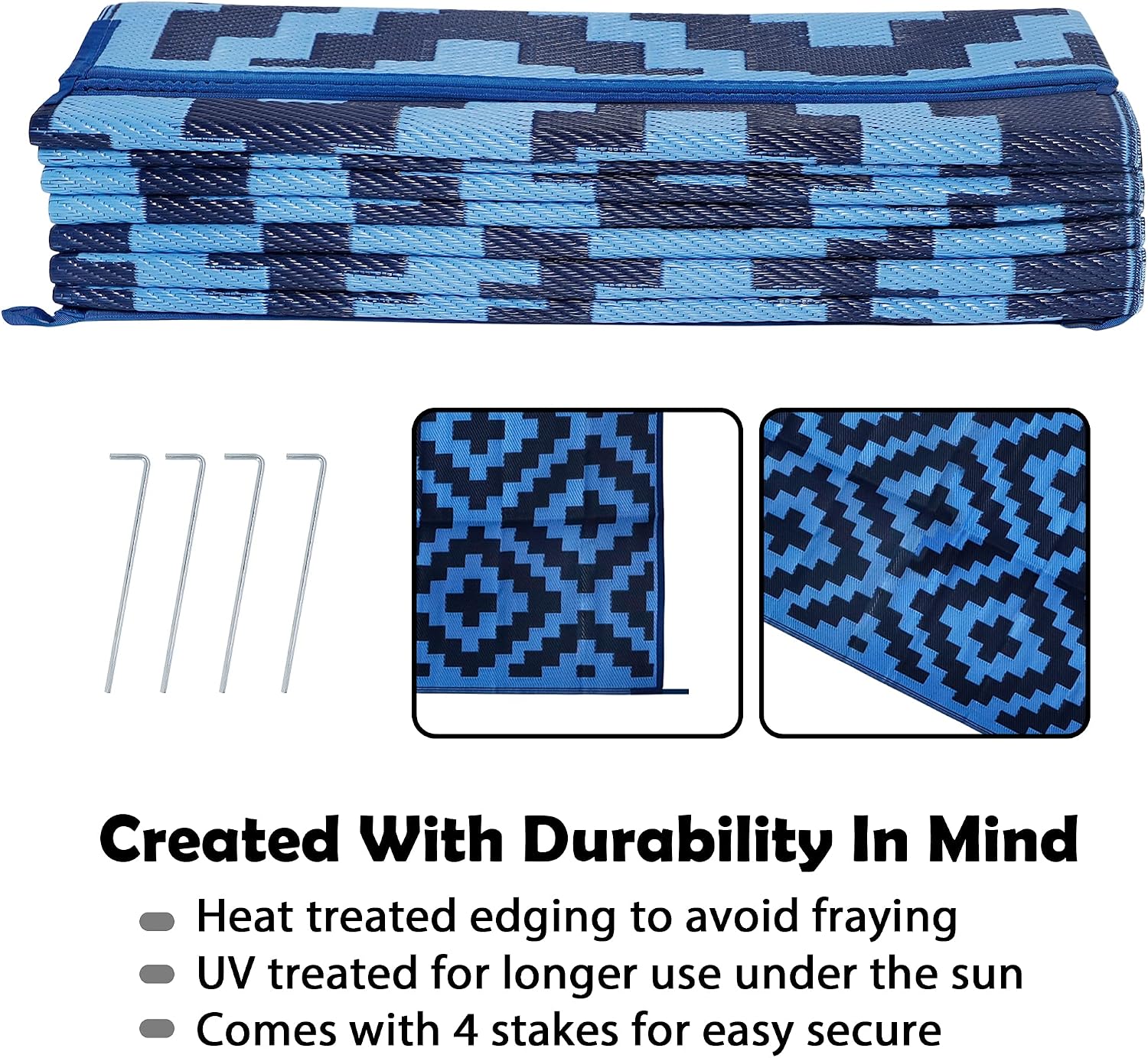 Karpet Luar Ruangan Tahan Air  - Outdoor Camping Rugs 9X18 ulasan dan harga