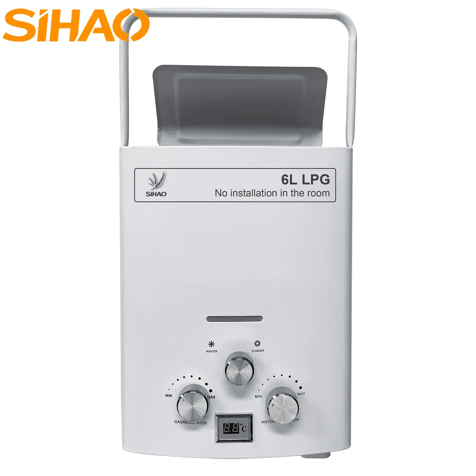 Pemanas Air Gas LPG | SIHAO 6L - Outdoor Camping Hot Water Heater ulasan dan harga