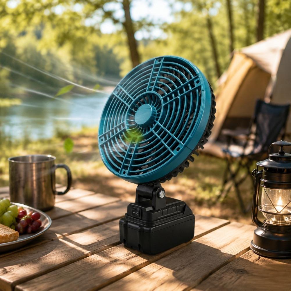 Kipas DC dengan Pengisian Daya - Outdoor Camping Fan ulasan dan harga