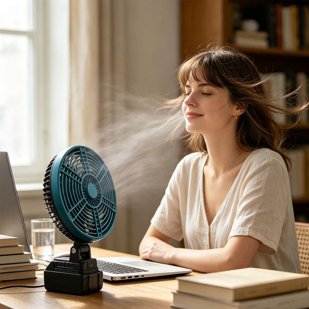 Kipas DC dengan Pengisian Daya - Outdoor Camping Fan ulasan dan harga