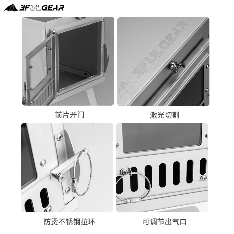 Kompor Tenda Camping dengan Ce - Outdoor Camping Wood Burning Stove ulasan dan harga