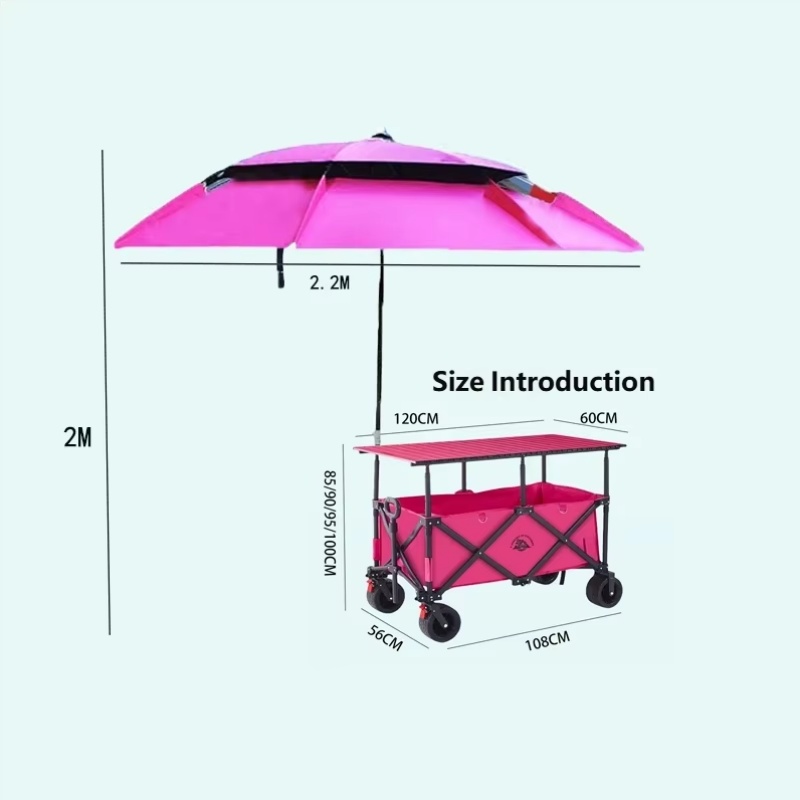 Gerobak Lipat Tugas Berat 420L - Outdoor Camping Set ulasan dan harga